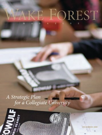 Wake Forest Magazine, December 2008 - Past Issues - Wake Forest ...