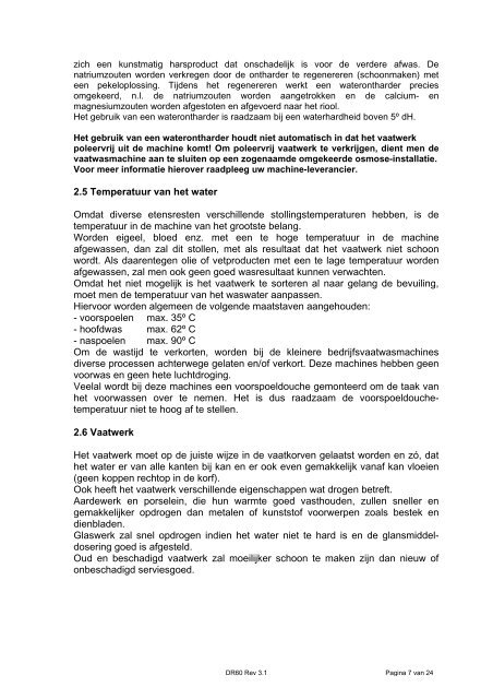 DR60 / DR60i model 2006 t/m 2010 - Intranet - Rhima