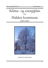 Klima- og energiplan Halden kommune