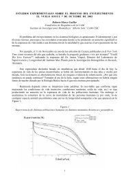 Estudios experimentales sobre el proceso de envejecimiento