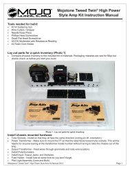 Assembly Manual - Mojotone.com