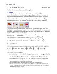 Capacitors and Inductors - MWFTR