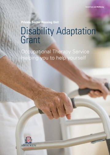 Disability Adaptation Grant - Aberdeen City Council