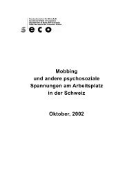 Mobbing und andere psychosoziale Spannungen am Arbeitsplatz in ...