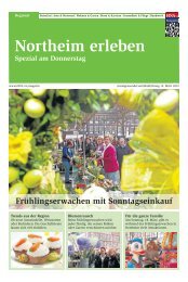 Frühlingserwachen mit Sonntagseinkauf - Stadtmarketing Northeim ...