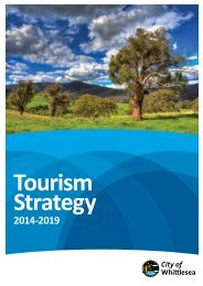 Draft Tourism Strategy 2013-2018 (PDF - 2.9MB) - City of Whittlesea