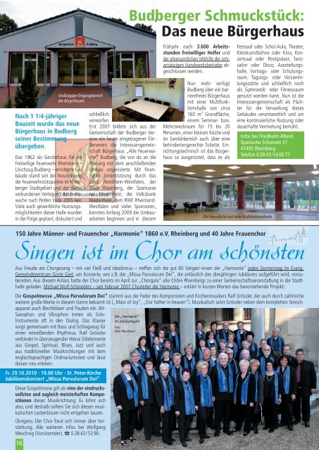 Stadtmagazin Rheinberg â€¢ Ausgabe Nr.12