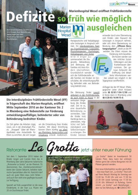 Stadtmagazin Rheinberg â€¢ Ausgabe Nr.12