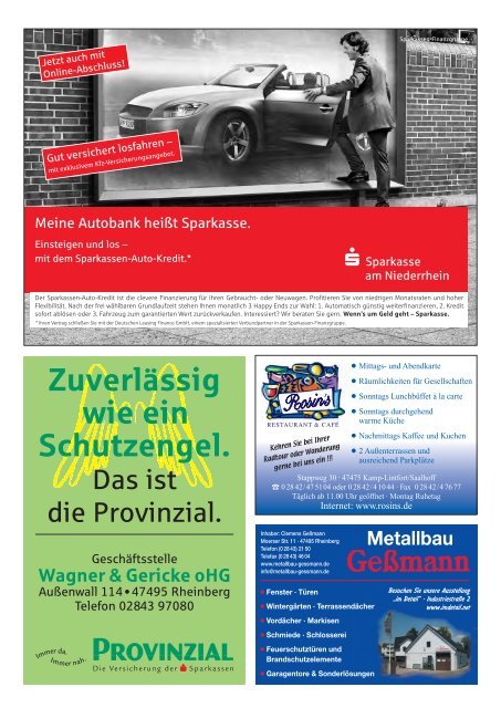 Stadtmagazin Rheinberg â€¢ Ausgabe Nr.12