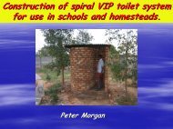 Construction of spiral VIP toilet system for use in ... - EcoSanRes