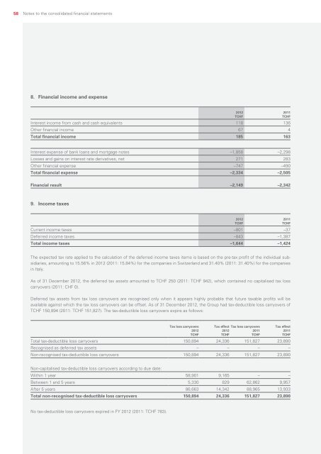 Annual Report 2012 - Investor Relations