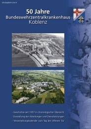 50 Jahre - Bundeswehrzentralkrankenhaus Koblenz