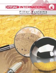 Filter Systems - HYDAC USA