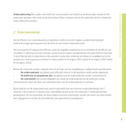 onderzoek camera.pdf - Algemene Directie Veiligheid en Preventie