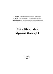 guida bibliografica ai piu' noti fitoterapici - Erboristeria.org.uk