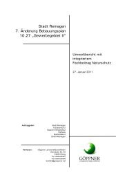 Fachbeitrag Naturschutz - Stadt Remagen