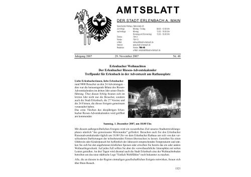 AMTSBLATT - Erlenbach a.Main