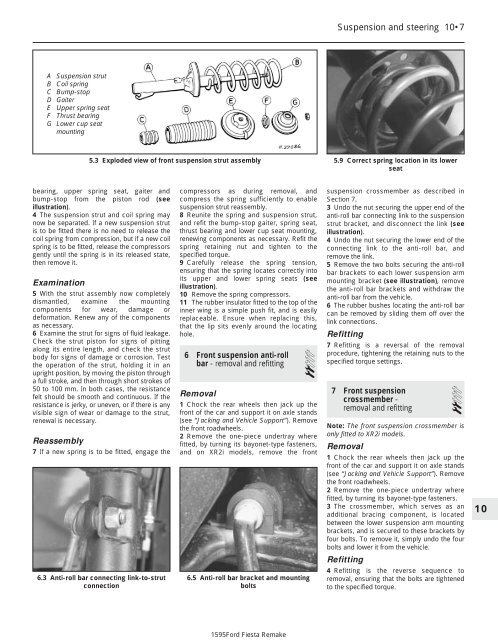 Chapter 1 Routine maintenance and servicing