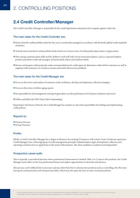 Salary Survey 2009 2010 Switzerland Michael Page