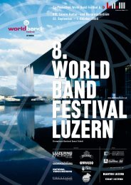 Co-Produktion World Band Festival & KKL Luzern Kultur- und ...