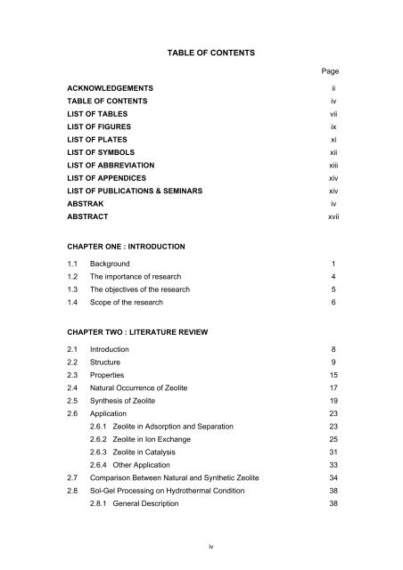 SYNTHESIS AND CHARACTERIZATION OF ... - ePrints@USM