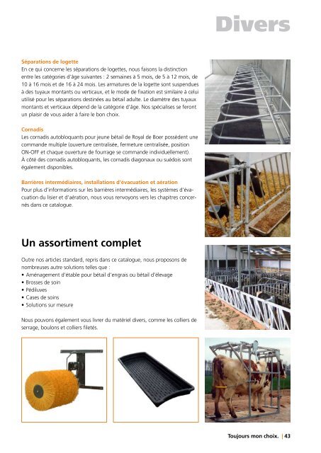 Catalogue d'Ã©quipement d'Ã©table 2010 - GEA Farm Technologies