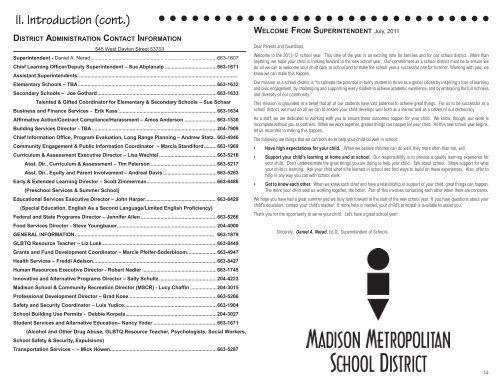 Hamilton Middle School - Madison Metropolitan School District