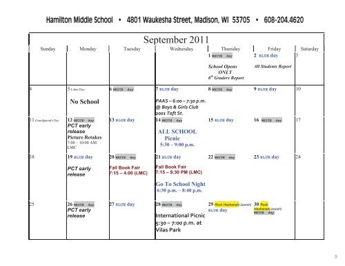 Hamilton Middle School - Madison Metropolitan School District