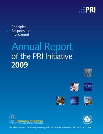 Annual Report | 2009 - Principles for Responsible Investment