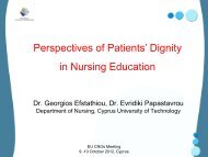 Dr. Evridiki Papastavrou, Dr. Georgios Efstathiou Department of ...