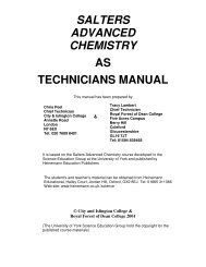 salters advanced chemistry as technicians manual - Benjamin-Mills