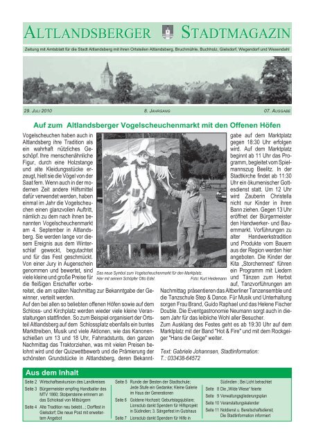 Altlandsberger Stadtmagazin