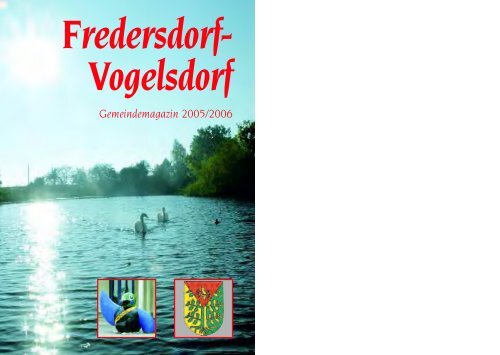 Gemeindemagazin Fredersdorf/Vogelsdorf 2005 - Stadtmagazin BS ...