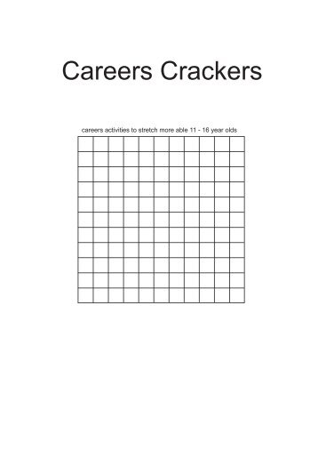 Careers Crackers - Highflyers Publishing