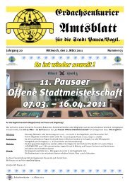 Erdachsenkurier Amtsblatt - Pausa