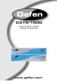 EXT-CAT5-1500 X1.indd - Gefen