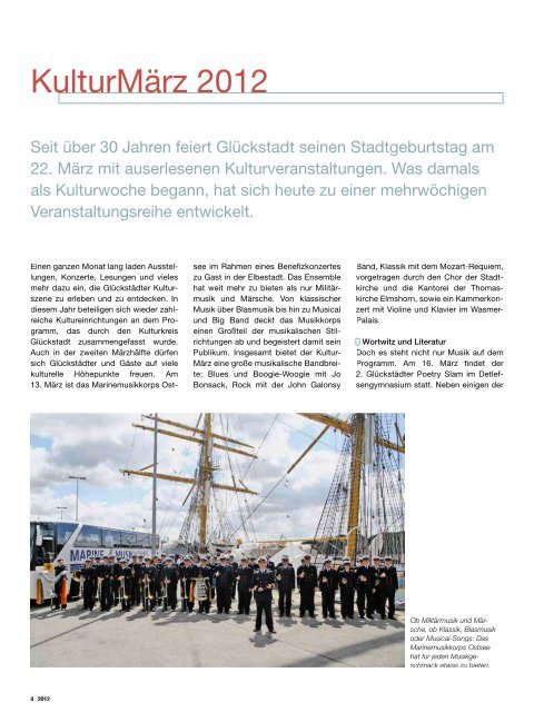 tana Ausgabe 1_2012 - Stadtwerke Glückstadt GmbH