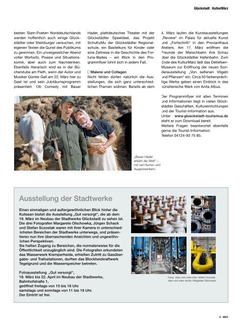 tana Ausgabe 1_2012 - Stadtwerke Glückstadt GmbH
