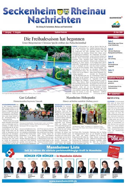 Seckenheim Rheinau Nachrichten Stadtteil Portal Mannheim