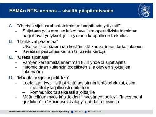 AIFM-informaatiotilaisuudet - Finanssivalvonta