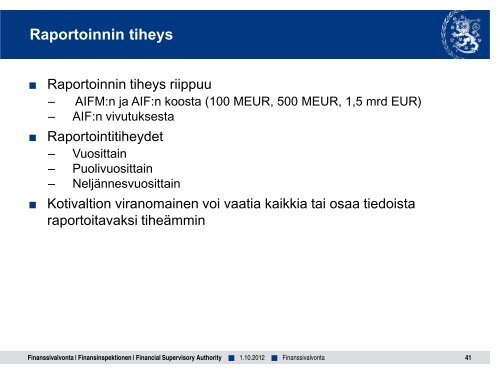 AIFM-informaatiotilaisuudet - Finanssivalvonta