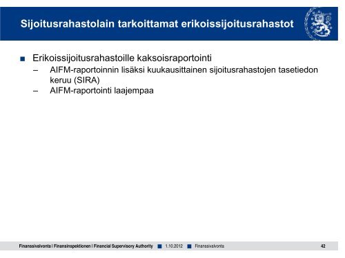 AIFM-informaatiotilaisuudet - Finanssivalvonta