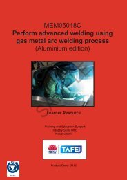 MEM05018C Perform advanced welding using gas metal ... - vetres
