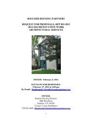 Full RFP 03-2012 - Boulder Housing Partners