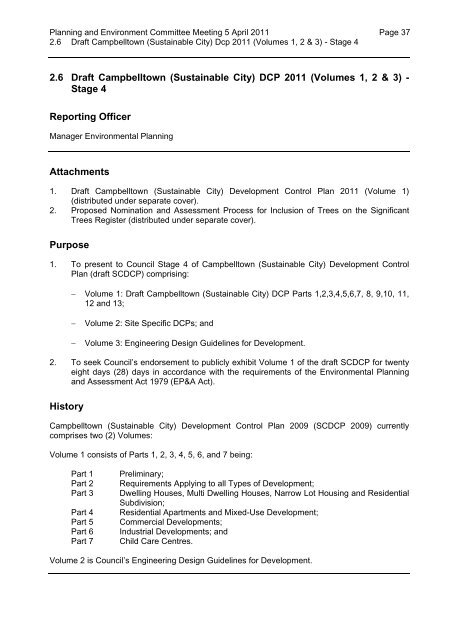 PART ONE - Campbelltown City Council - NSW Government
