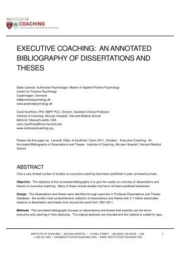 annotated bibliography dissertations Abstract - the objective of this paper is to prepare and present an annotated bibliography of doctoral dissertation of library and information science (lis) in. annotated bibliography dissertations Abstract - the objective of this paper is to prepare and present an annotated bibliography of doctoral dissertation of library and information science (lis) in.