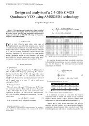 Design and analysis of a 2.4-GHz CMOS Quadrature VCO using ...