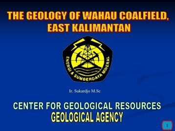 The Geoloy Of Wahau Coal Field, East Kalimantan