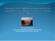 A review on White Spot Disease in penaeid ... - Middle East - OIE