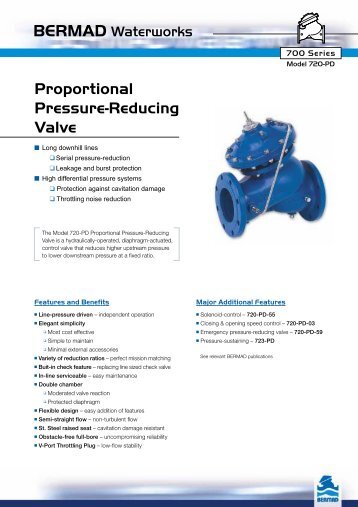 Proportional Pressure-Reducing Valve - Ksvalves.com